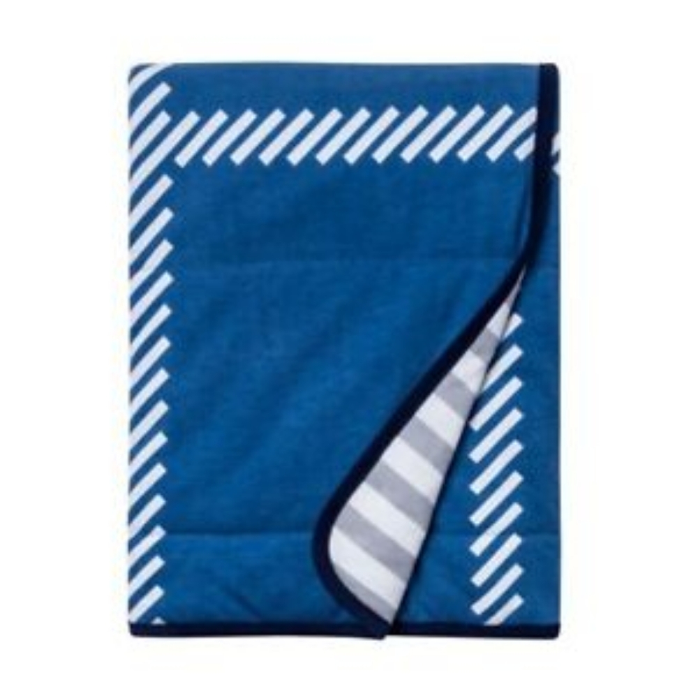 Cloud Island Reversible Jersey Knit Blanket